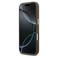 GUESS dėklas telefonui IPHONE 17 Air GUHCP17M4GMGCGR (PU dėklas su dideliu 4G klasikiniu logotipu) auksinis juodas