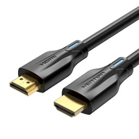 HDMI 2.1 Vention AANBF kabelis, 1 m, 8K 60 Hz / 4K 120 Hz (juodas)