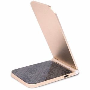 Guess 4G Pattern MagSafe складное 2 в 1 15W индуктивное зарядное устройство - чёрный