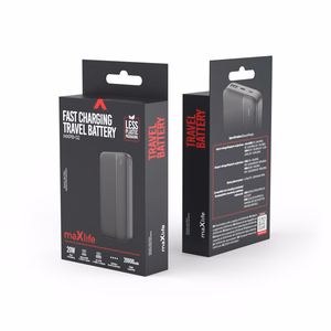 "Maxlife" maitinimo bankas MXPB-02 PD QC 20W 20000 mAh juodas