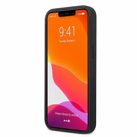 KARL LAGERFELD KLHCP13SOKPG IPHONE 13 MINI 5.4 "sidabrinis/sidabrinis dėklas SAFFIANO IKONIK KARL`S PATCH