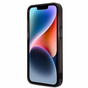 Karl Lagerfeld KLHCP14MTGKCK iPhone 14 Plus 6,7 "kietasis dėklas juodas / juodas gradientinis Ikonik Karl & Choupette