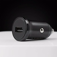 Blavec Automobilinis įkroviklis BS-01A-C Road - USB - QC 3.0 18W su USB to Type C cable (CCBS01ACR-UB) juodas