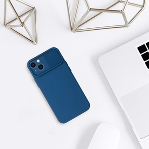 Camshield Soft dėklas telefonui Iphone 14 Plus - tamsiai mėlyna