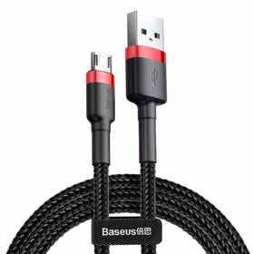 Baseus kabelis Cafule USB - microUSB 3,0 m 1,5A raudonas-juodas