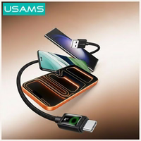 Laidas USAMS U92 18W USB-C į USB-A 1.2m juodas