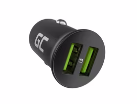 Green Cell automobilio įkroviklis GC PowerRide Nano36 36W 6A 2x USB-A