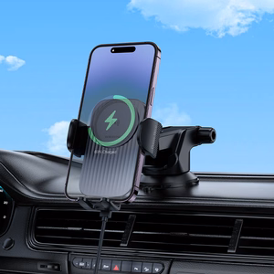 Borofone Car holder BH222 Leading with induction charging to windshield black