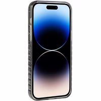 Audi IML Magnetinis dėklas su dideliu logotipu telefonui iPhone 14 Pro Max - juodas