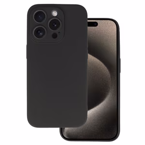 Dėklas telefonui MATINIS IPHONE 15 PRO juodas