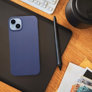 Telefono dėklas Matt TPU Huawei P40 Pro mėlynas (silikoninis)