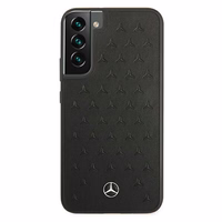 Mercedes odinis Stars Pattern dėklas Samsung Galaxy S22+ - juodas