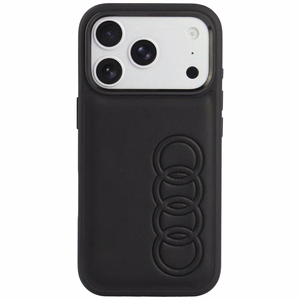 Audi TT sintetinės odos dėklas, skirtas iPhone 18 Pro / 17 Pro, suderinamas su MagSafe – juodas