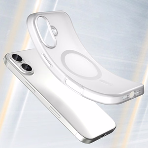 Dėklas Magnetic Abrasive (MagSafe) skirtas iPhone 17 Matte White