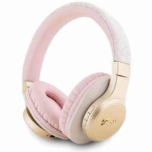 Guess Bluetooth on-ear headphones GUBH604GEMP pink/pink 4G Script