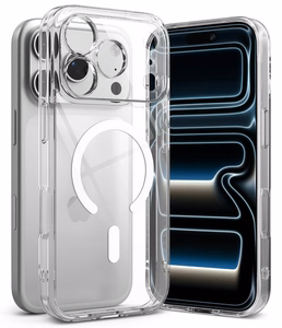 Ringke Fusion Magnetic MagSafe dėklas, skirtas iPhone 18 Pro Max / 17 Pro Max, skaidrus
