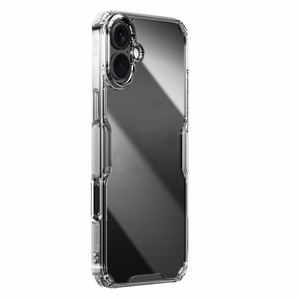 Nillkin Nature Pro dėklas telefonui iPhone 16 - permatomas ir baltas