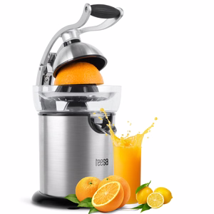 Citrusinių vaisių spaustuvas su rankena