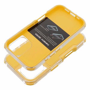 MATRIX dėklas telefonui IPHONE 16 geltonas