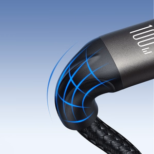 USB kabelis Joyroom SA25-CC5 USB-C to USB-C 100W 1.2m juodas