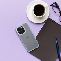 PEARL Dėklas telefonui IPHONE 15 Pro - šviesiai mėlyna