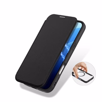 Dux Ducis Skin X Pro iPhone 16 Pro dėklas su MagSafe ir atveriamu dangčiu - juodas