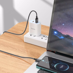 Кабель USB A to USB C Hoco 3A 2 m X89 черный
