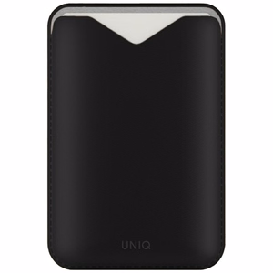 Uniq Lyden Evo magnetinis „MagSafe“ kortelių dėklas telefonui – juodas