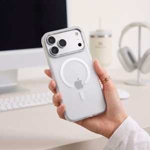 Tech-Protect MagZero MagSafe dėklas, skirtas iPhone 17 Pro Max / 18 Pro Max – matinis baltas