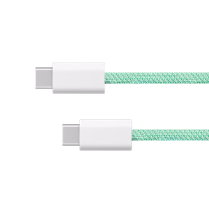 Krüger&Matz Basic USB-C–USB-C laidas, 100 W, 1,5 m, žalias