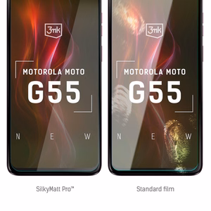 3mk Silky Matt Pro — защита экрана телефона для Motorola Moto G55 5G