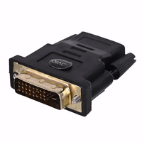 Savio CL-21 cable gender changer DVI HDMI Juoda