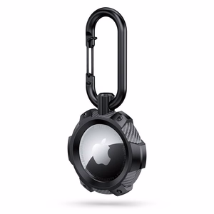 Tech-Protect TPUCarbon dėklas Apple AirTag - juodas