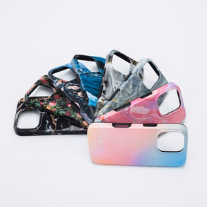 FORCELL F-PROTECT Mirage, karinio kritimo testuotas dėklas telefonui suderinamas su MagSafe IPHONE 16 PLUS juodas marmuras