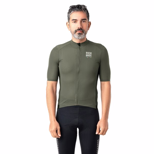 Rockbros 15220004004 ROAD TO SKY men's cycling jersey short sleeve L - green