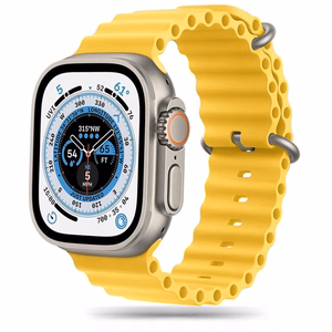TECH-PROTECT ICONBAND PRO APPLE WATCH 4 / 5 / 6 / 7 / 8 / 9 / SE / ULTRA 1 / 2 (42 / 44 / 45 / 49 MM) GELTONAS