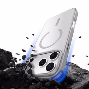 Dux Ducis Yind iPhone 17 Pro dėklas suderinamas su MagSafe - pilkas