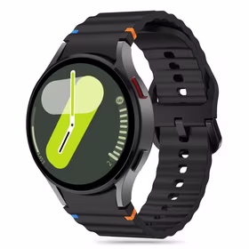 TECH-PROTECT SILICONE SPORT SAMSUNG GALAXY WATCH 4 / 5 / 5 PRO / 6 / 7 / FE JUODAS