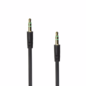 Kabelis AUX Jack 3,5 mm (vyriškas) į Jack 3,5 mm (vyriškas) dėžutėje 1 m juodas