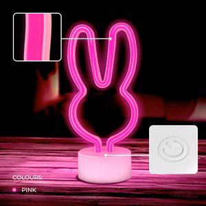 Neon LED on stovas RABBIT rožinis USB-C FSC-10 Forever Light
