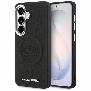 Karl Lagerfeld dėklas Embossed Ring Initials MagSafe Samsung Galaxy S26 Plus juodas