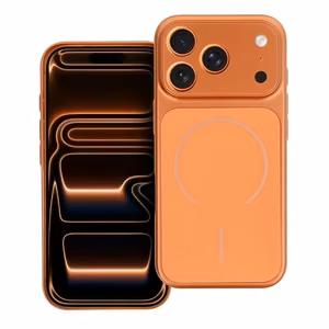 Dėklas MAKE 17 (MagSafe) skirtas iPhone 17 Air oranžinis