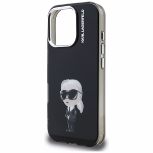 Karl Lagerfeld IML Aquarelle Karl & Logo MagSafe deklas iPhone 16 Pro - juodas