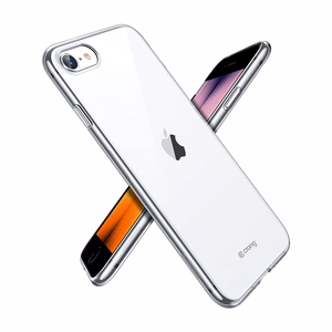 Crong Crystal Slim dėklas, skirtas iPhone SE (2020) / 8 / 7, skaidrus