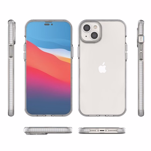 Spring Case dėklas telefonui iPhone 14 Plus silikoninis dėklas su rėmeliu šviesiai rožinis