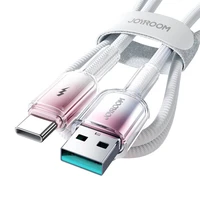 Joyroom S-A42 3A USB-A - USB-C kabelis 1.2m baltas