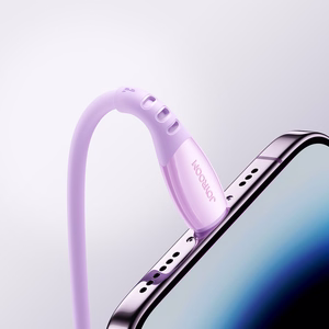 Joyroom S-A59 Vibrant Series 3A USB-A - Lightning laidas 1.2m - violetinis