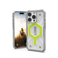 UAG Pathfinder skaidrus Magnetinis dėklas iPhone 16 Pro suderinamas su Magnetine funkcija - žalias