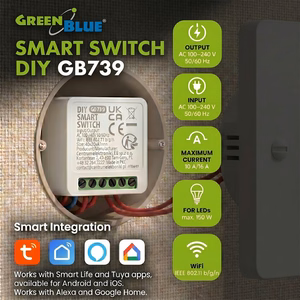 GreenBlue GB739 – potinkinis Wi-Fi išmanusis relės modulis, 16 A