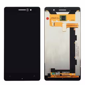 Ekranas skirtas Nokia Lumia 830 su rėmeliu juodas HQ